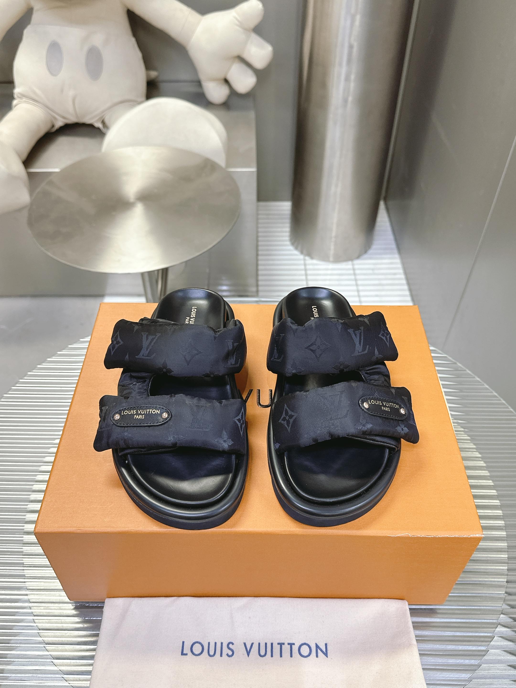 LV 루이비통 커플용 슬리퍼 샌들 신발