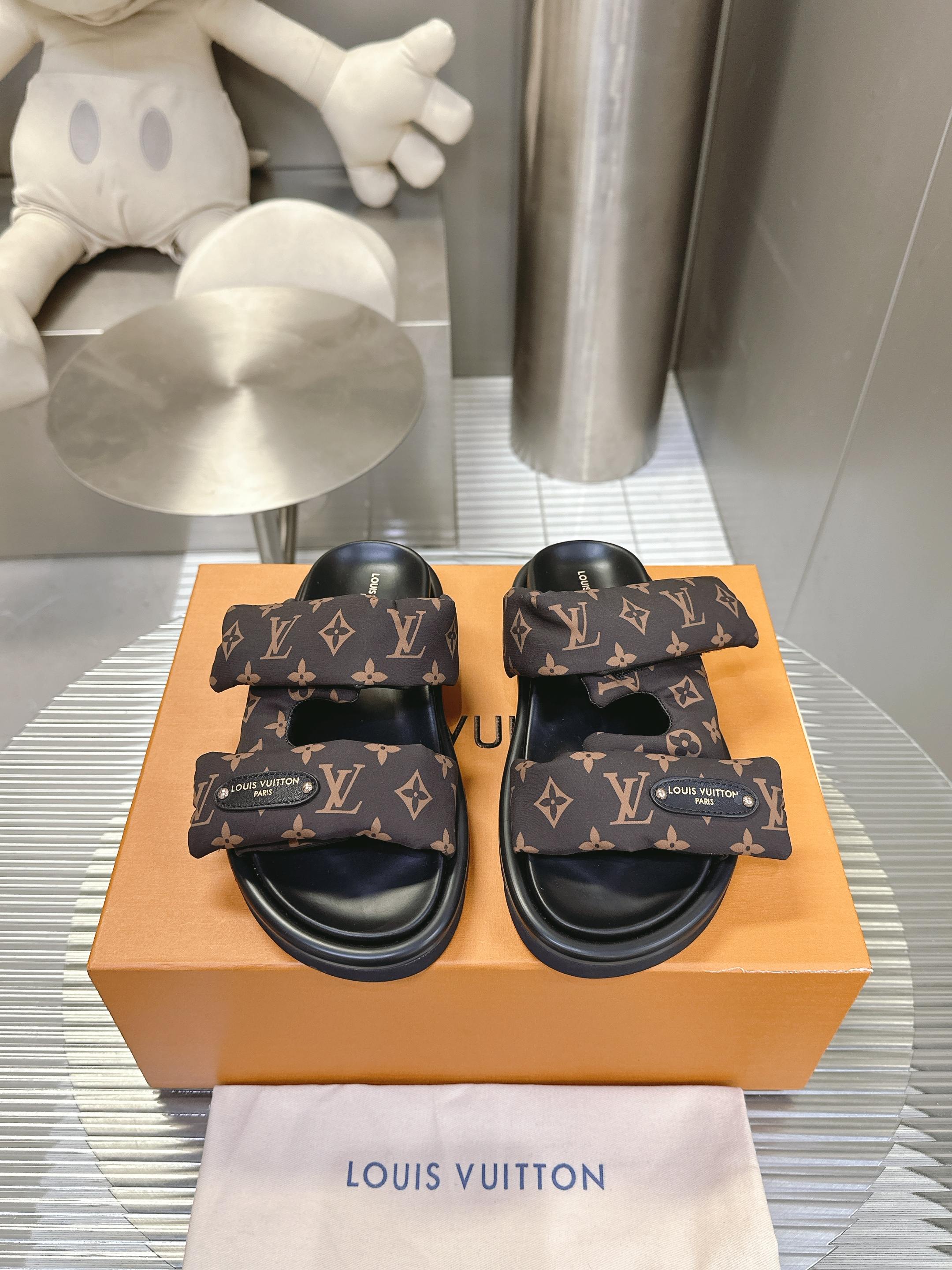 LV 루이비통 커플용 슬리퍼 샌들 신발