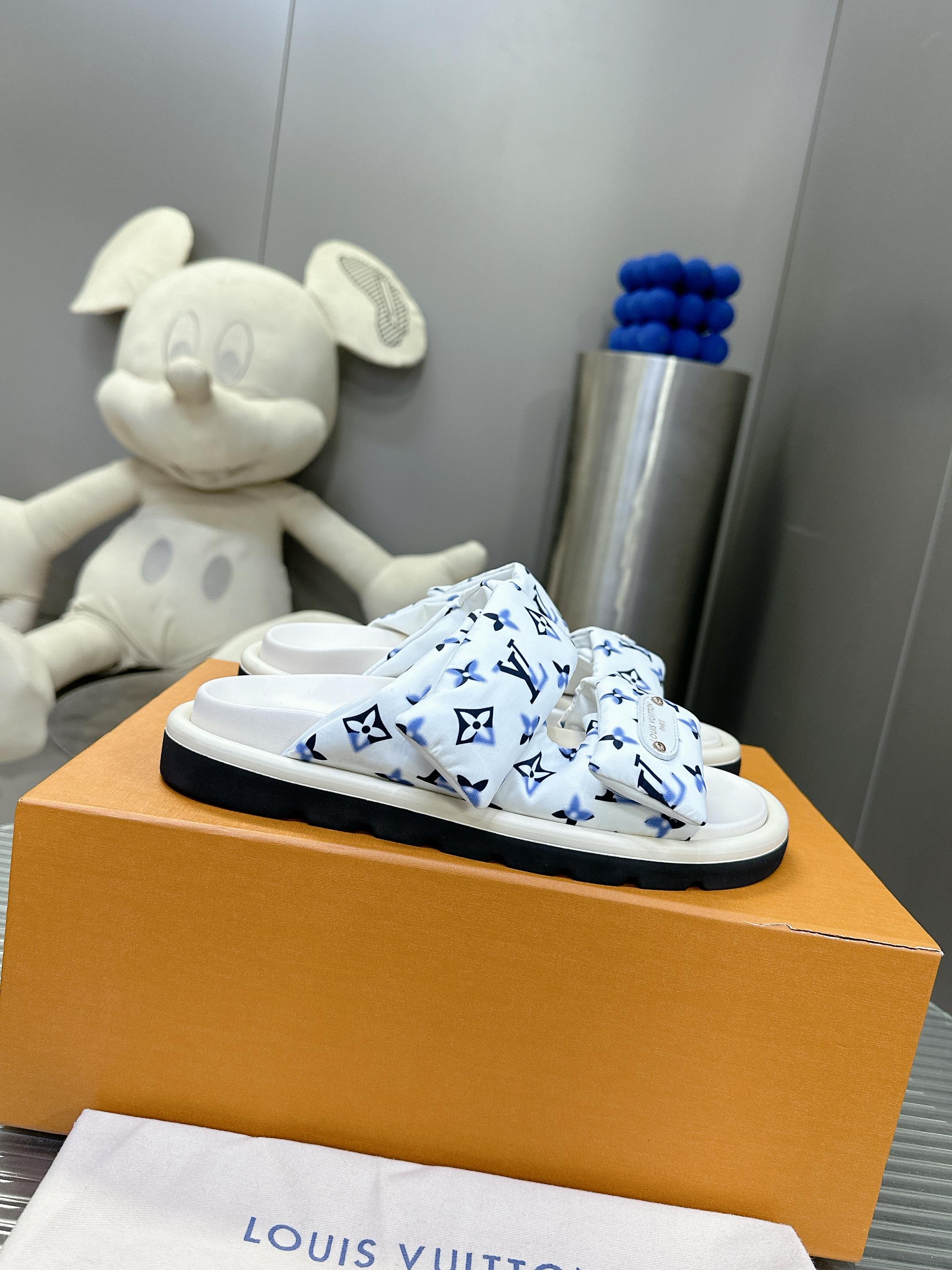 LV 루이비통 커플용 슬리퍼 샌들 신발