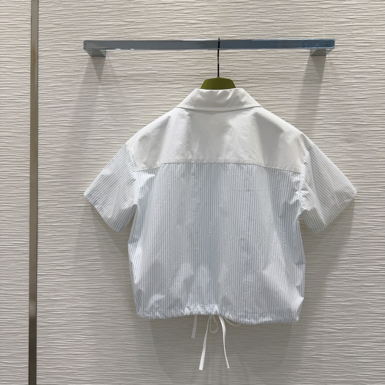 Gucci 구찌 스트라이프 크롭 셔츠 상의 의류