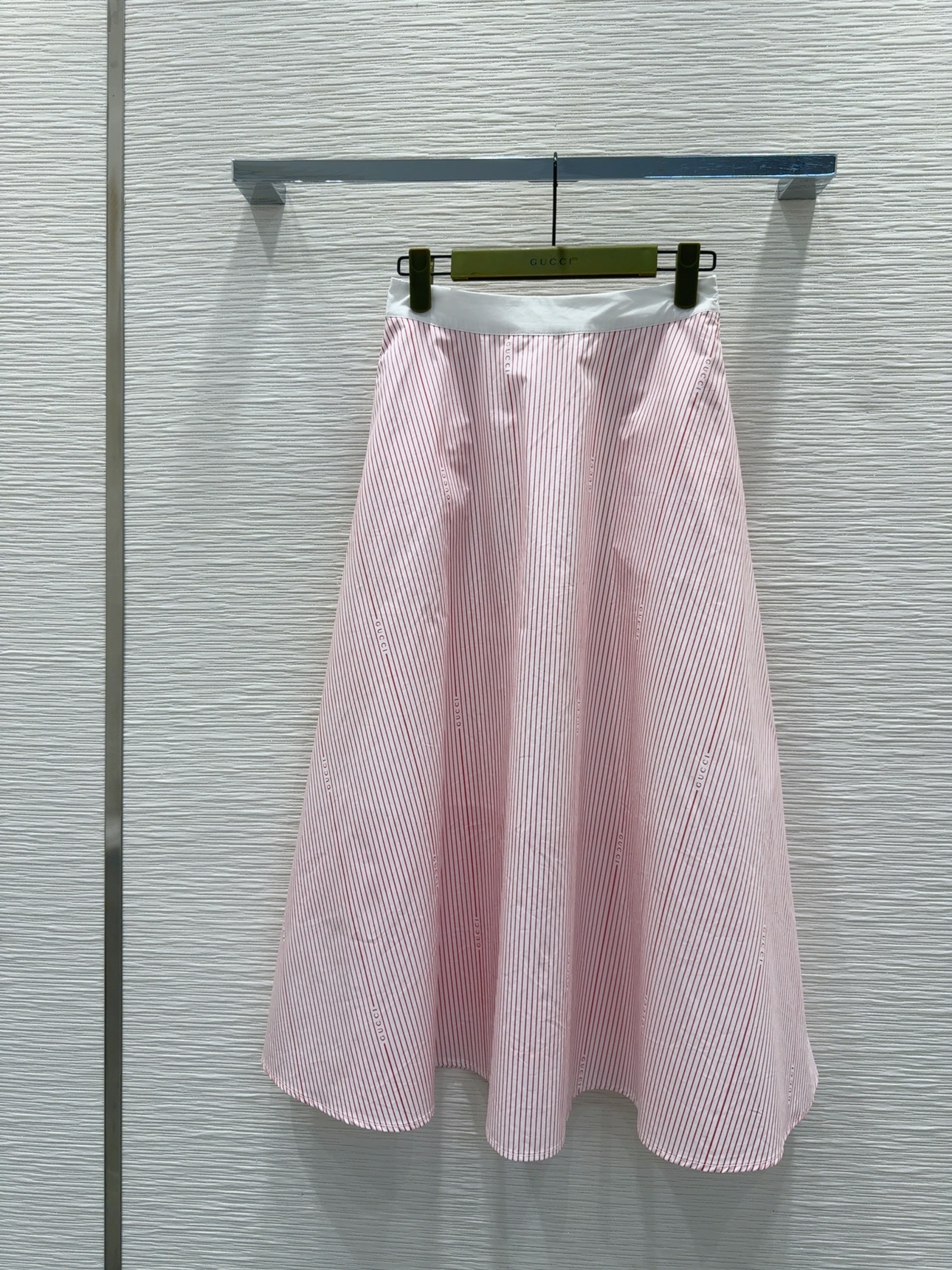 Gucci 구찌 스트라이프 H라인 롱 스커트 치마 의류