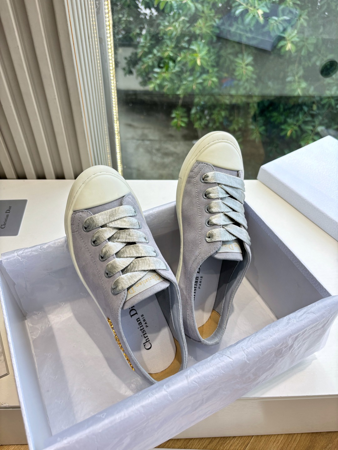 Dior CD Lucky 디올 새틴 스니커즈 운동화 신발