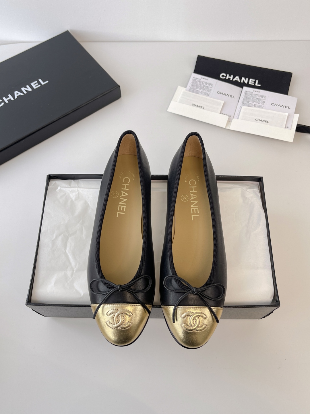 CHANEL 샤넬 클래식 발레리나 플랫 슈즈 신발