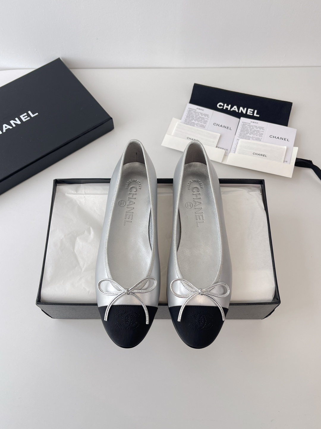 CHANEL 샤넬 클래식 발레리나 플랫 슈즈 신발