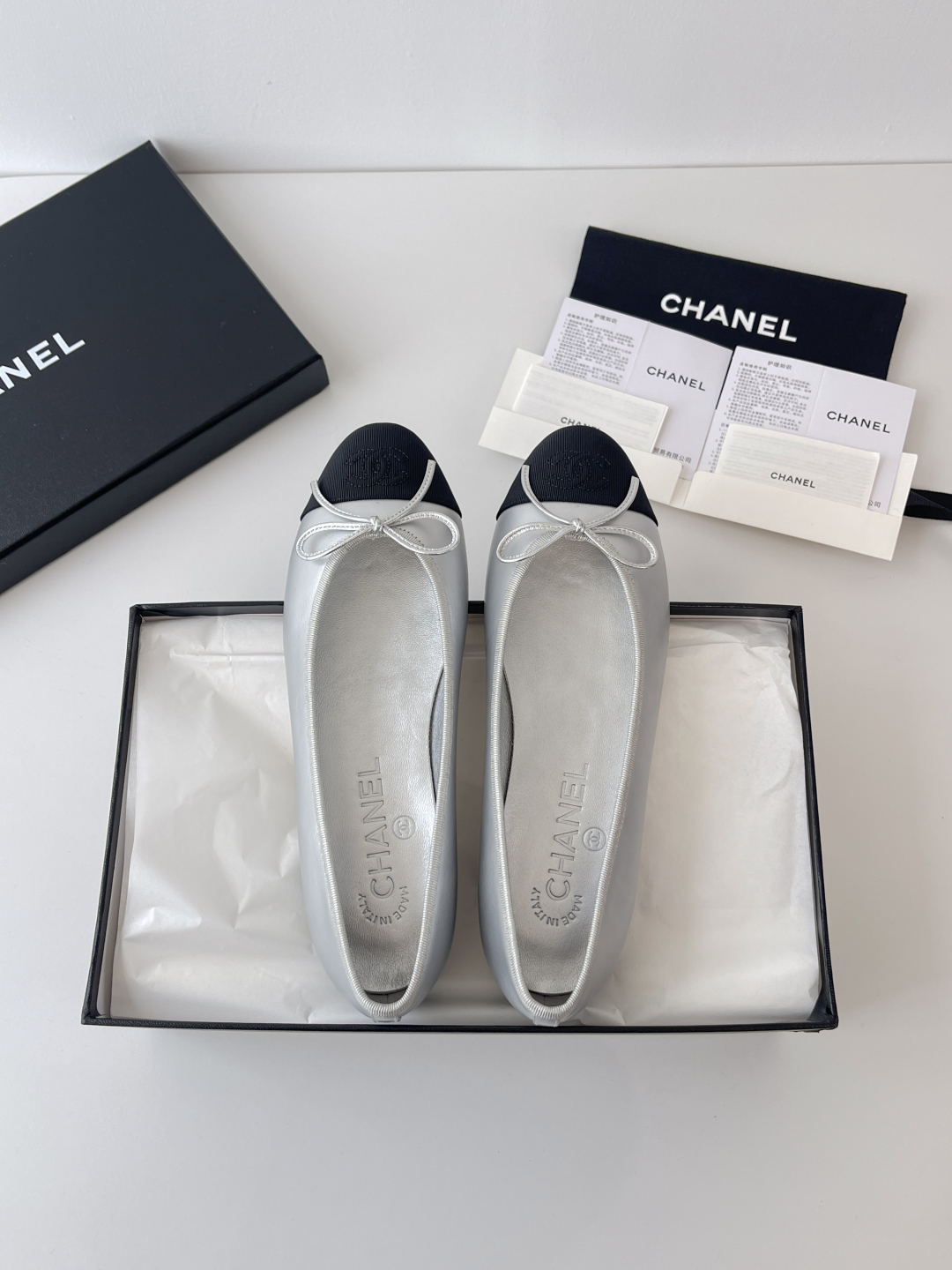 CHANEL 샤넬 클래식 발레리나 플랫 슈즈 신발