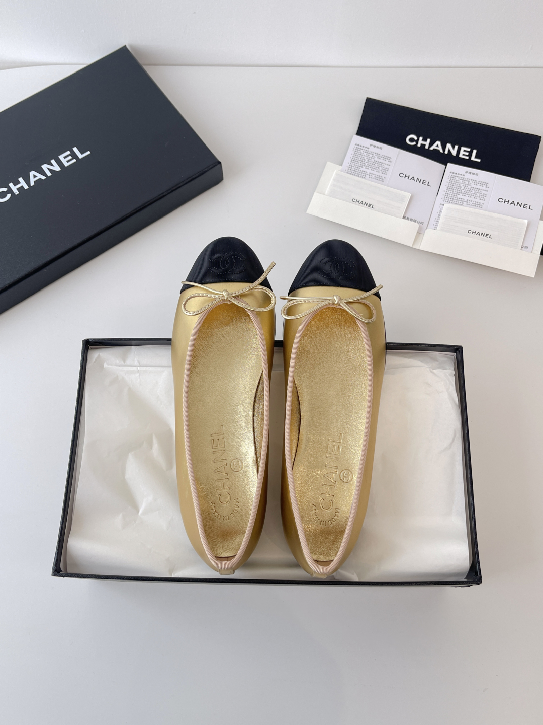 CHANEL 샤넬 클래식 발레리나 플랫 슈즈 신발