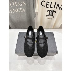 ALAIA 알라이아 메쉬 발레리나 플랫 슈즈 신발