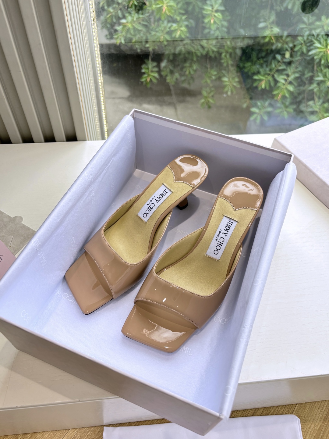 Jimmy Choo 지미추  클래식 하이힐 뮬 샌들 신발