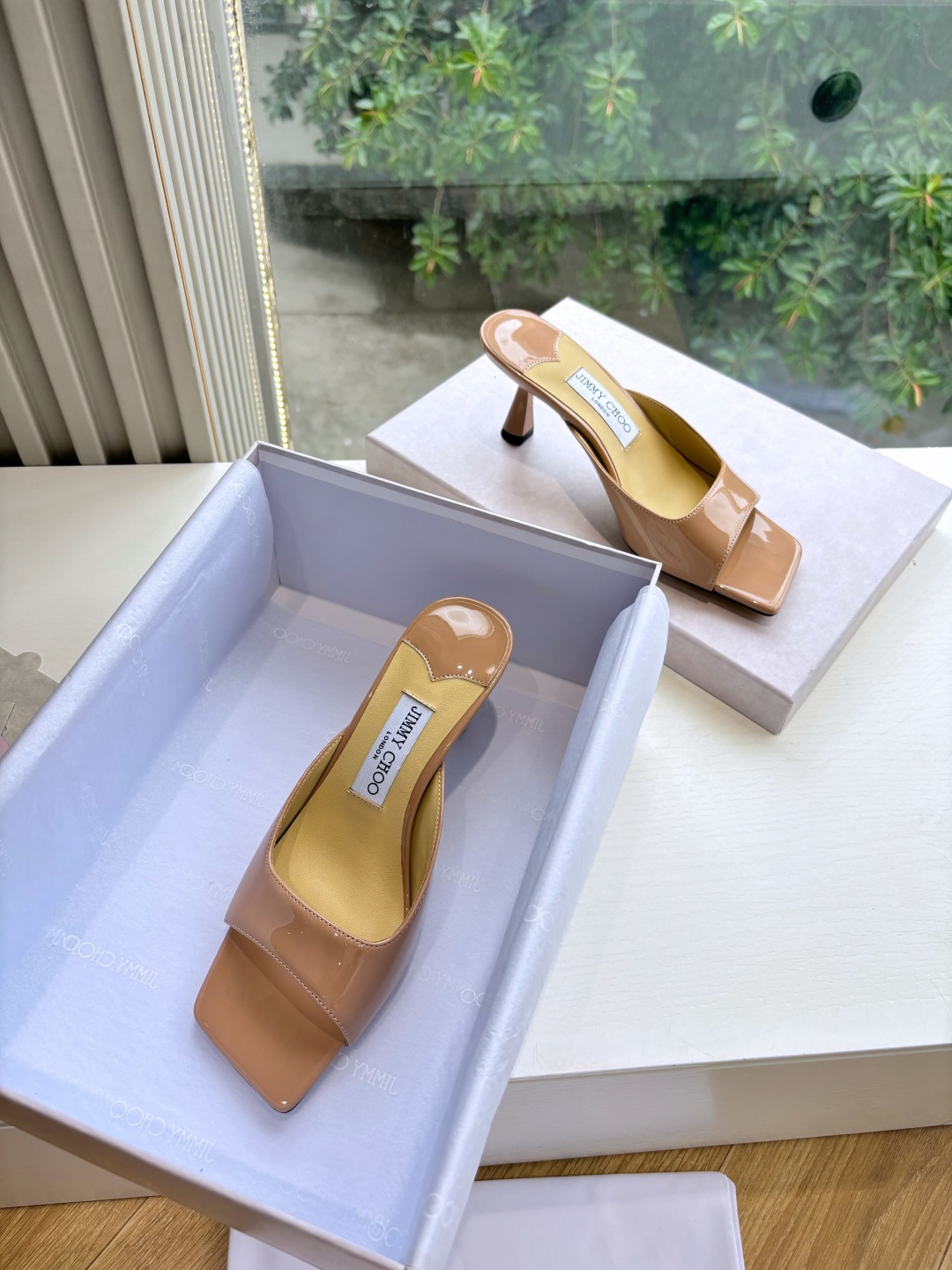 Jimmy Choo 지미추  클래식 하이힐 뮬 샌들 신발