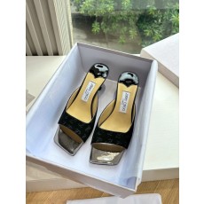Jimmy Choo 지미추  클래식 하이힐 뮬 샌들 신발
