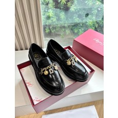 Roger Vivier 로저 비비에 크리스탈 체인 로퍼 구두 신발