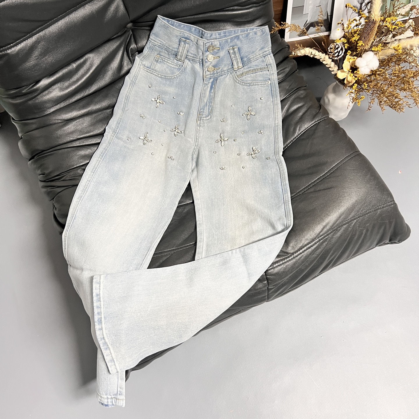 Chanel 데님 팬츠 청바지 의류