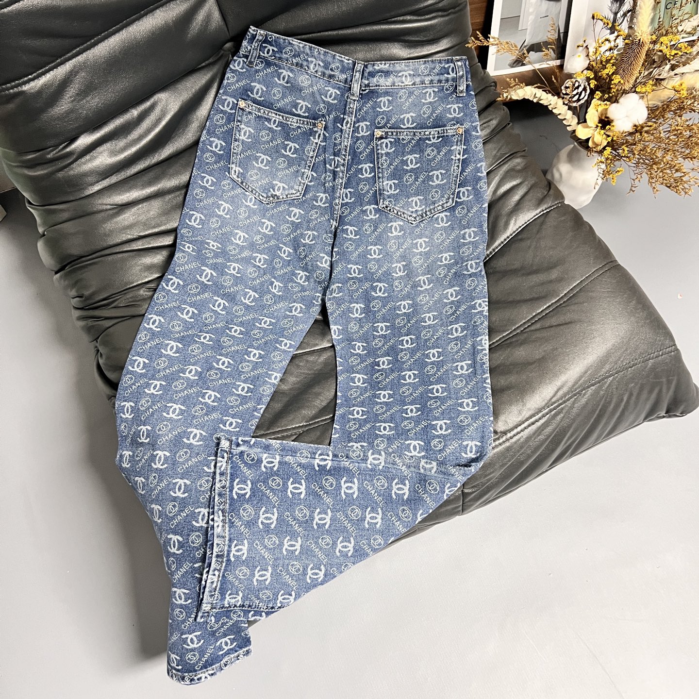 Chanel 데님 팬츠 청바지 의류