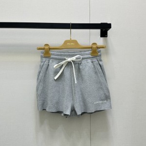 miumiu 미우미우 로고 스트링 숏 팬츠 반바지 의류