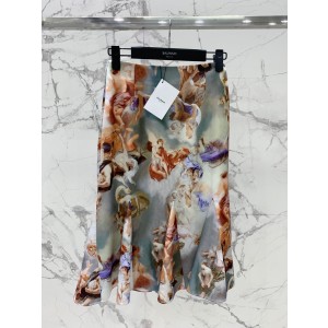 Balmain 발망 레이스 포인트 플레어 스커트 치마 의류