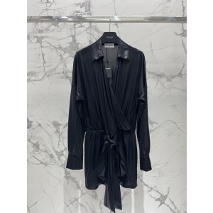 YSL 생로랑 글리터 셔츠형 드레스 원피스 의류