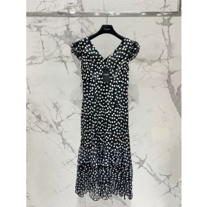 YSL 생로랑 도트 홀리데이 원피스 의류