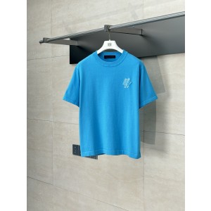 LV 루이비통 오색 핀 디테일 니트 반팔 티셔츠 의류