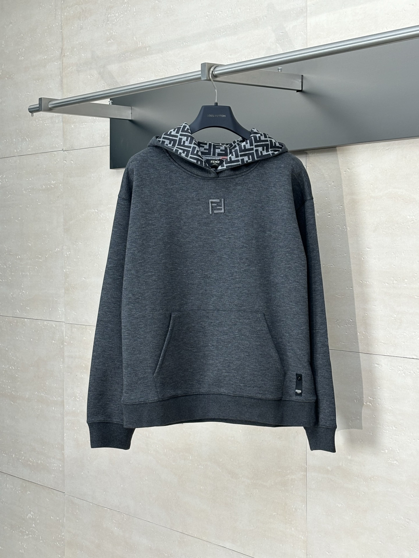 Fendi 펜디 FF 자수 후드 맨투맨 티셔츠 의류