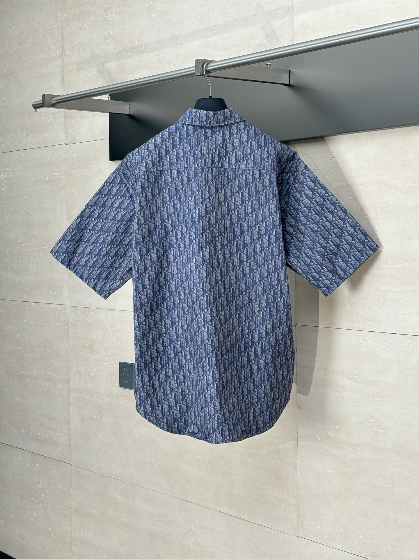 Dior CD 디올 면 트윌 프린트 반팔 셔츠 의류