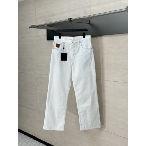 LV 루이비통 라이트 데님 면 일자 팬츠 바지 의류