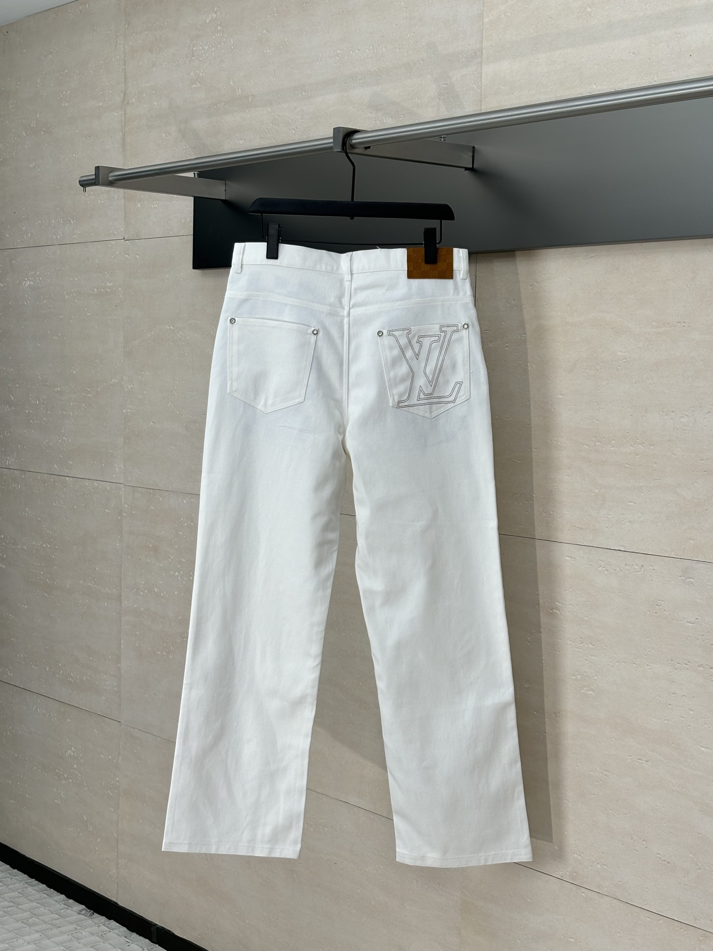 LV 루이비통 라이트 데님 면 일자 팬츠 바지 의류