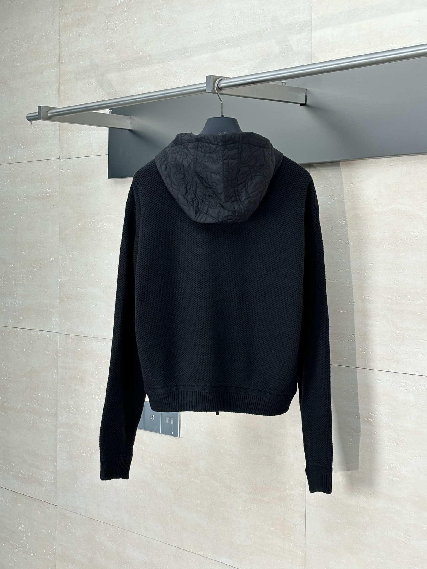 Dior CD 디올 배색 자카드 후드 집업 점퍼 자켓 의류