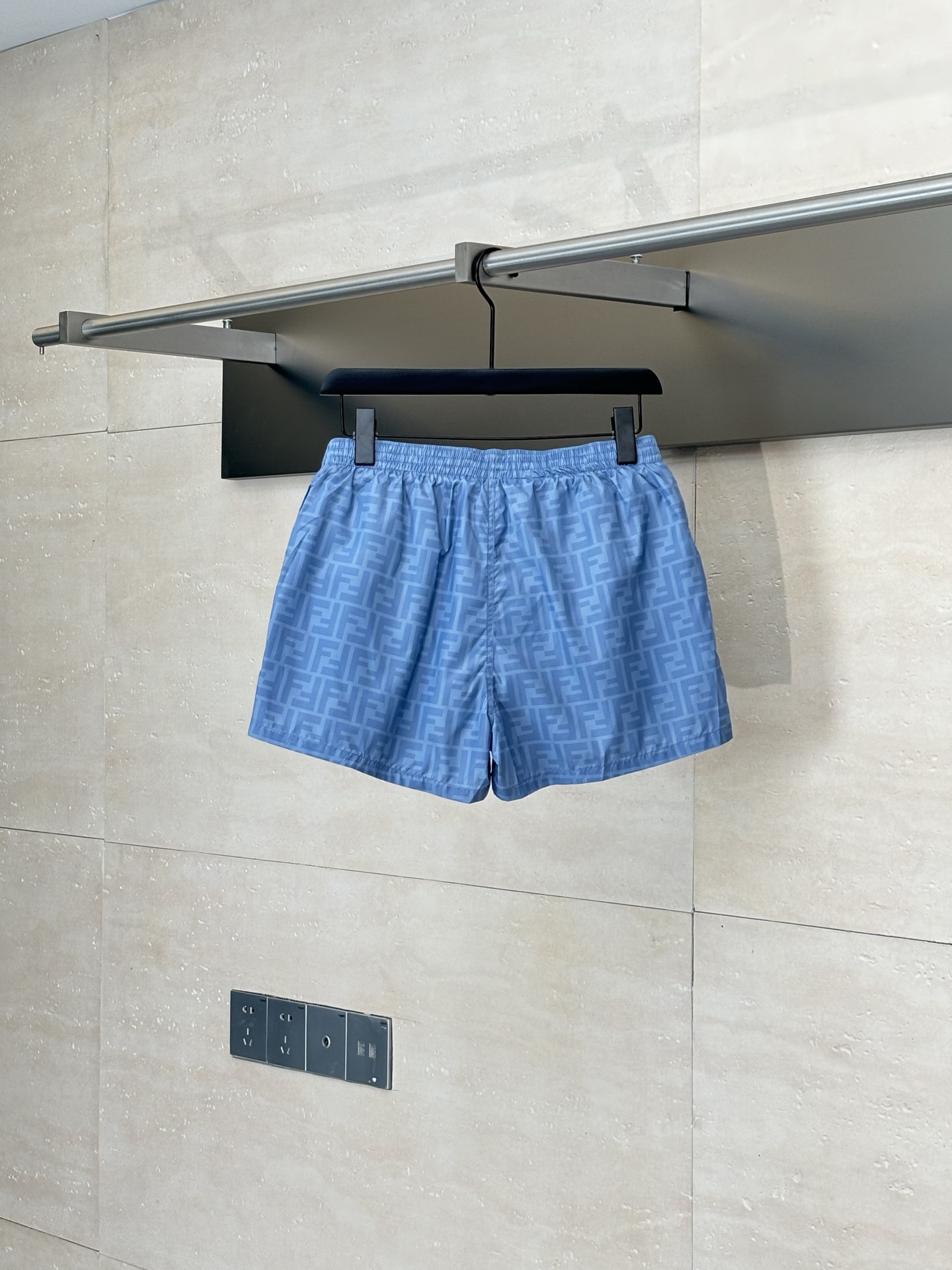 Fendi 펜디 FF 로고 나일론 스윔 쇼츠 5부 팬츠 반바지 의류