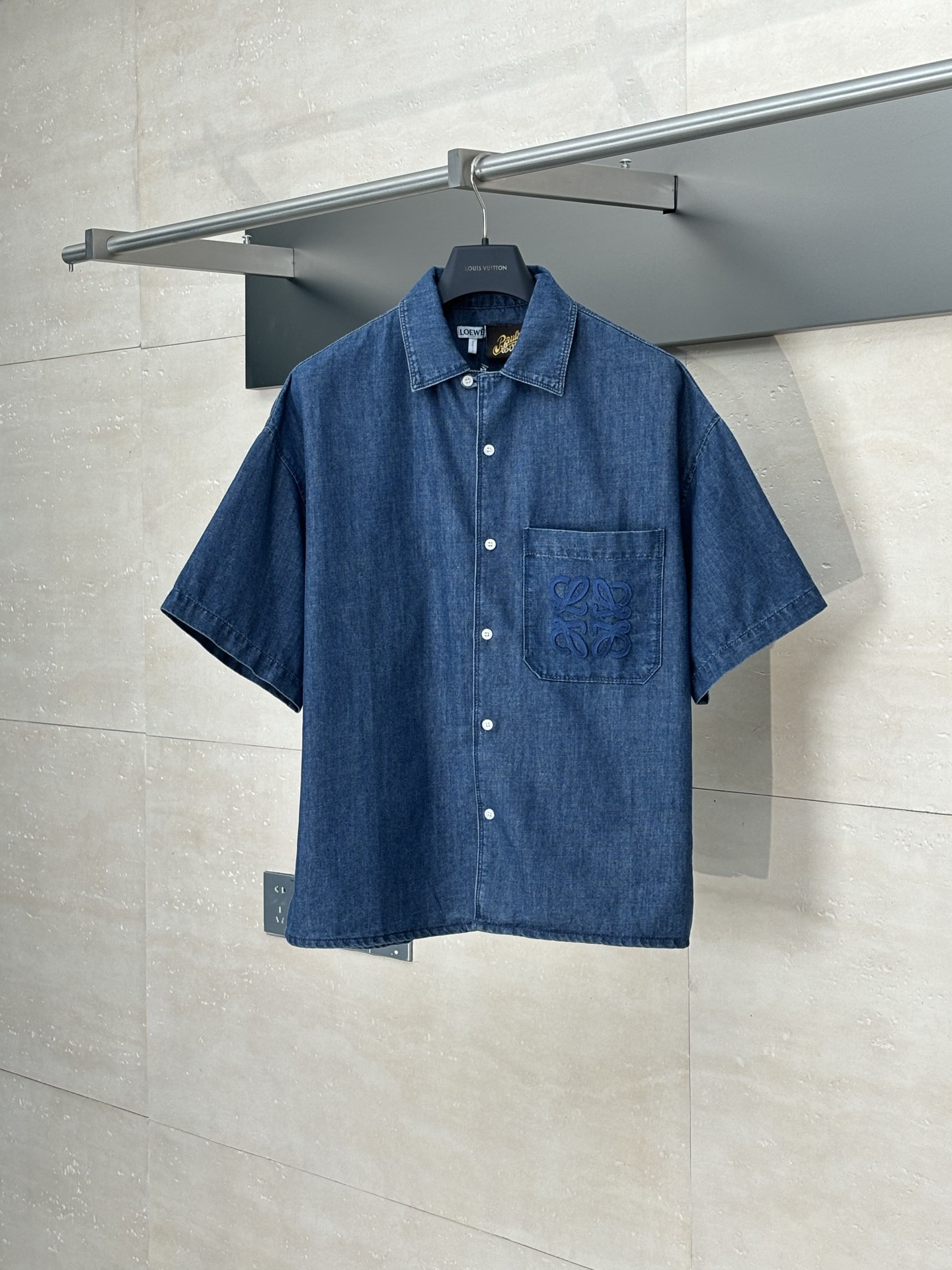 Loewe 로에베 데님 반팔 셔츠 의류