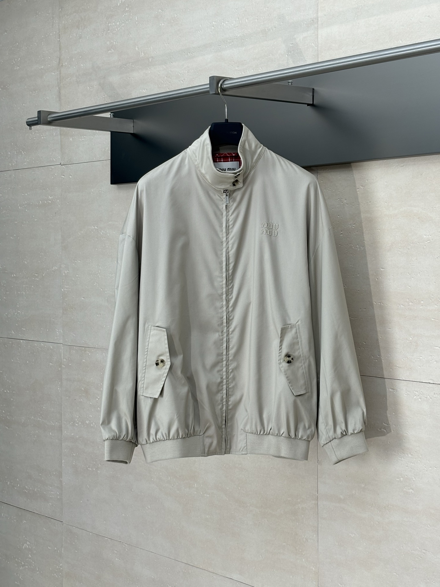 miumiu 미우미우 하이넥 루즈핏 긴팔 아우터 의류