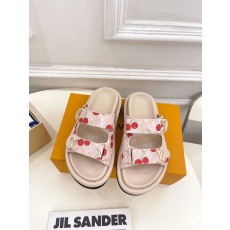 LV 루이비통 더블 스트랩 벨크로 슬리퍼 샌들 신발