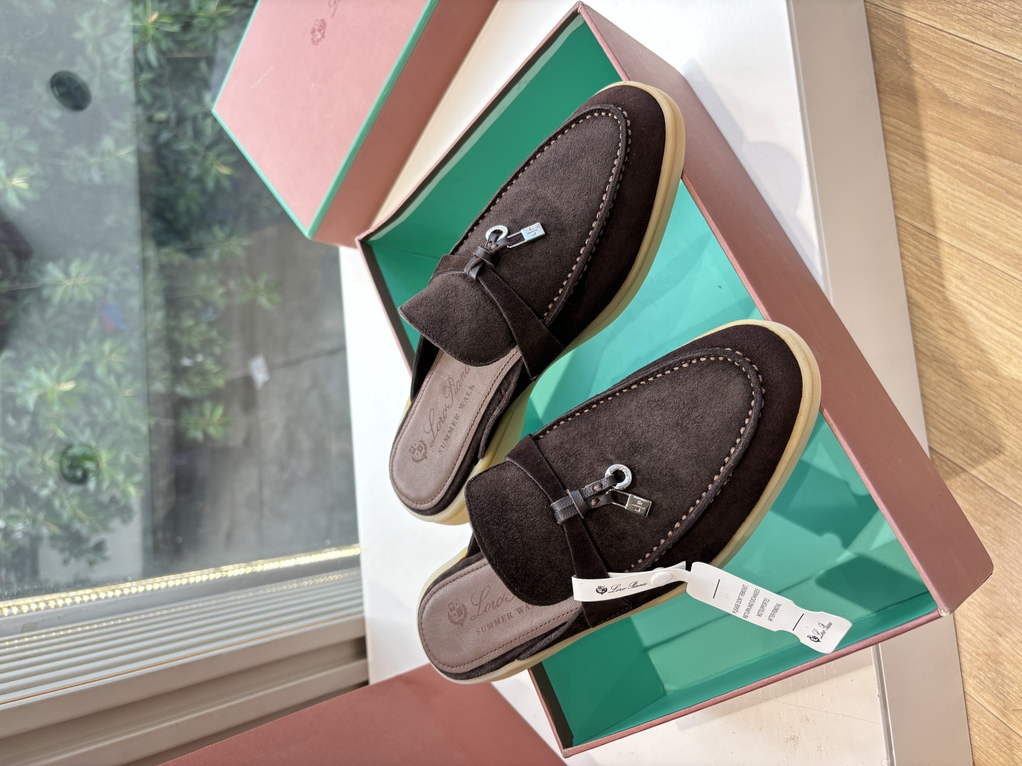 Loro Piana 로로피아나 가죽 뮬 로퍼 신발