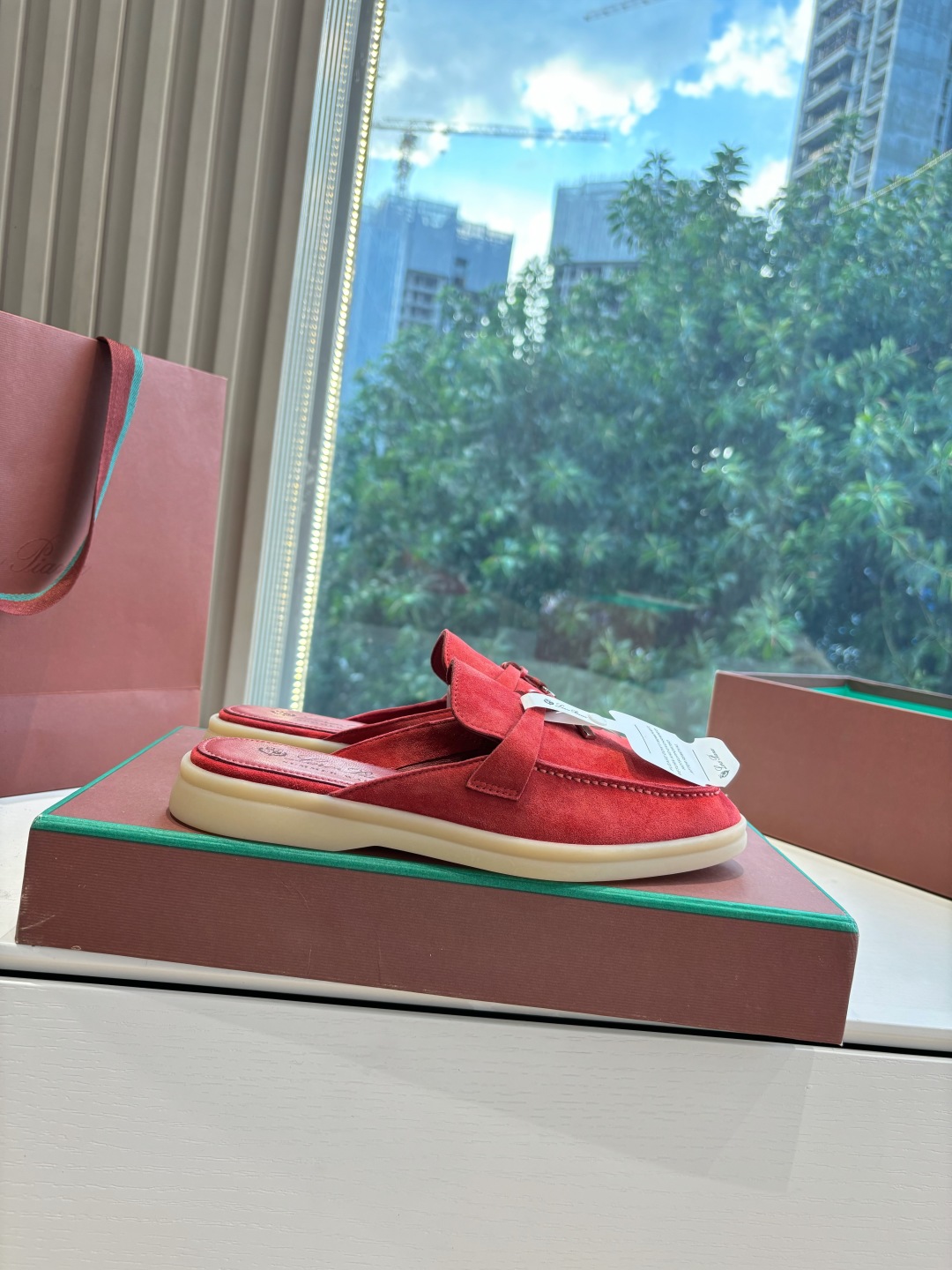 Loro Piana 로로피아나 가죽 뮬 로퍼 신발