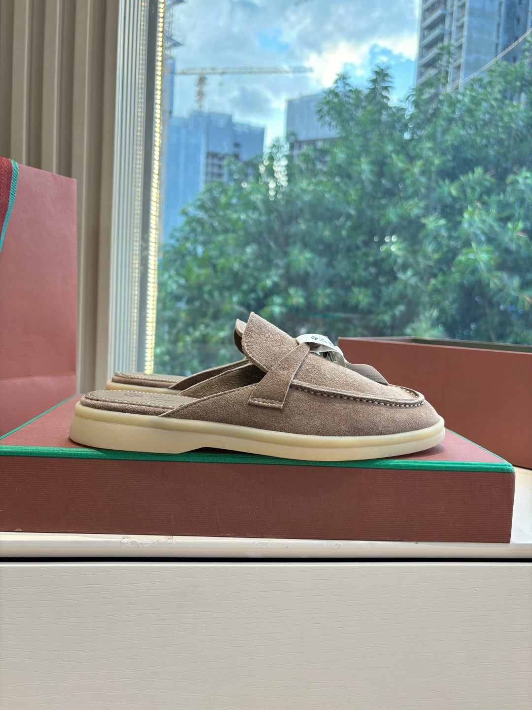 Loro Piana 로로피아나 가죽 뮬 로퍼 신발