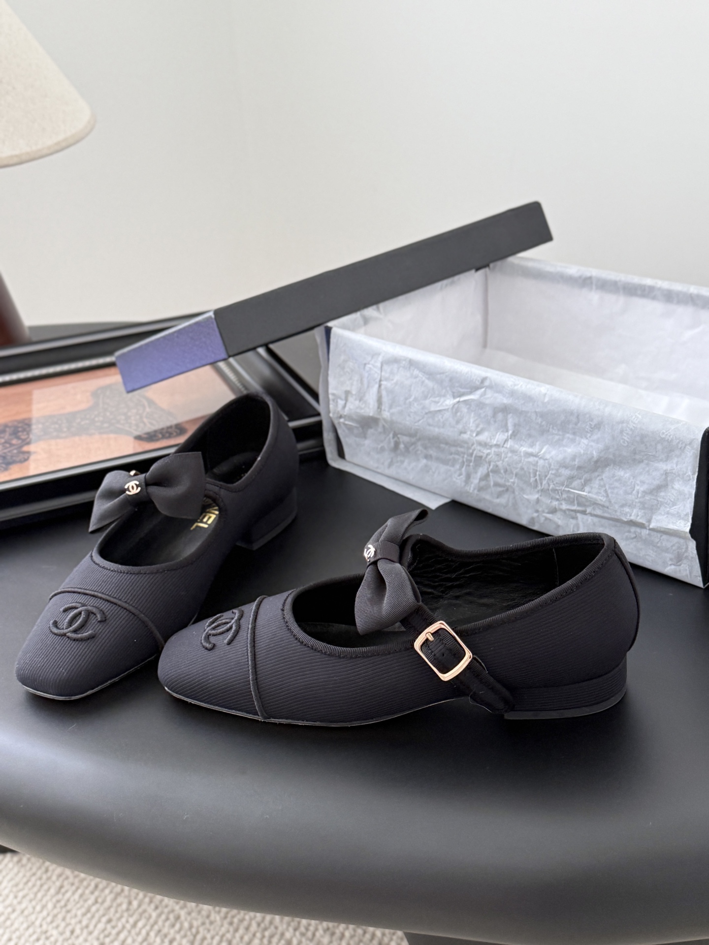 Chanel 샤넬 리본 플랫슈즈 신발