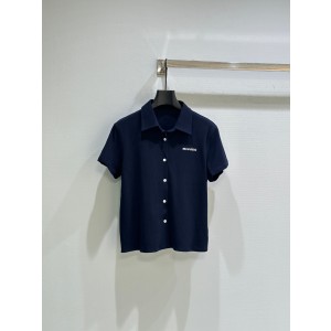 miumiu 미우미우 카라 반팔 티셔츠 의류