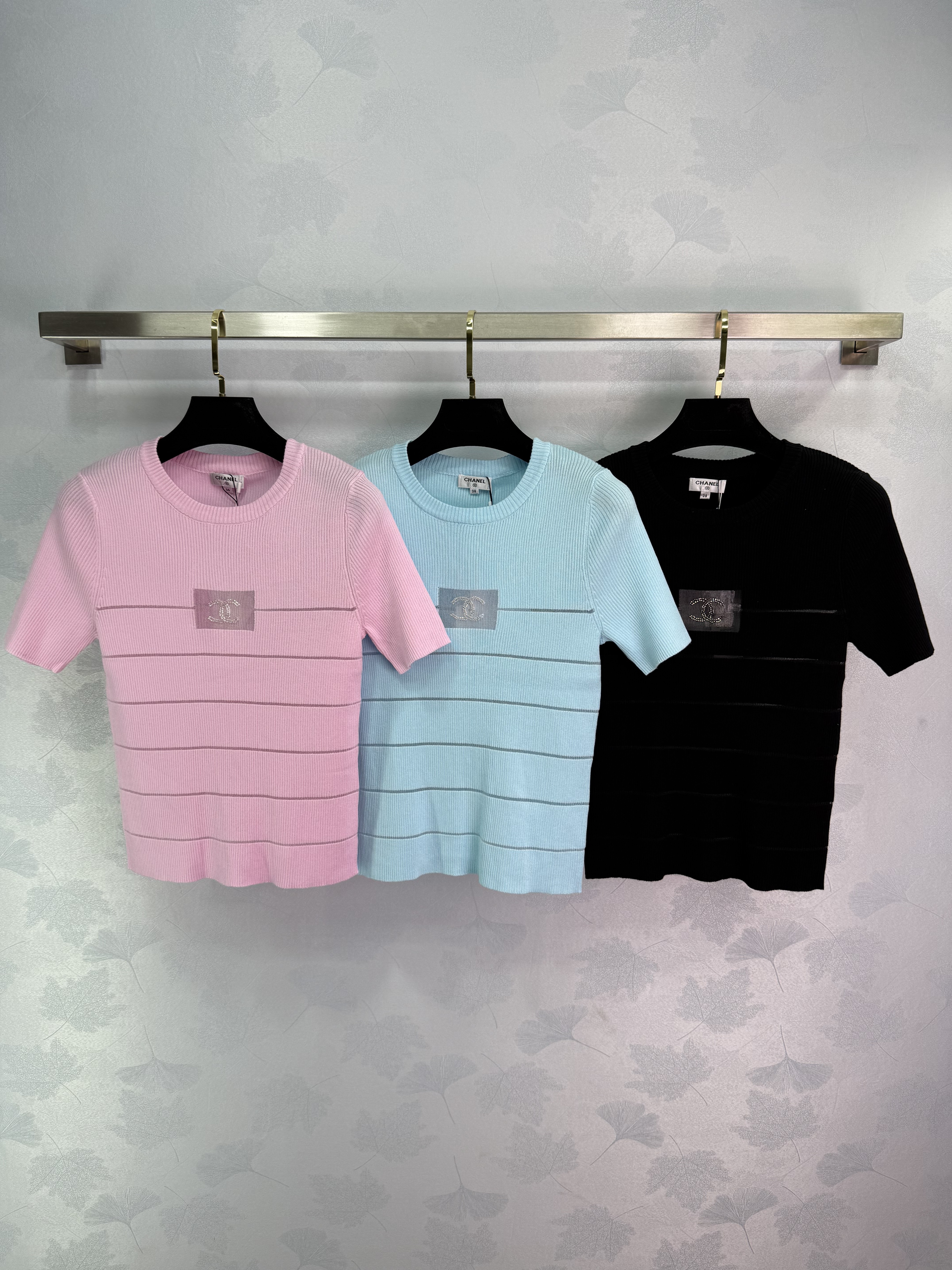 Chanel 샤넬 니트 반팔 상의 티셔츠 의류