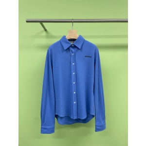 MiuMiu 블루 셔츠 의류