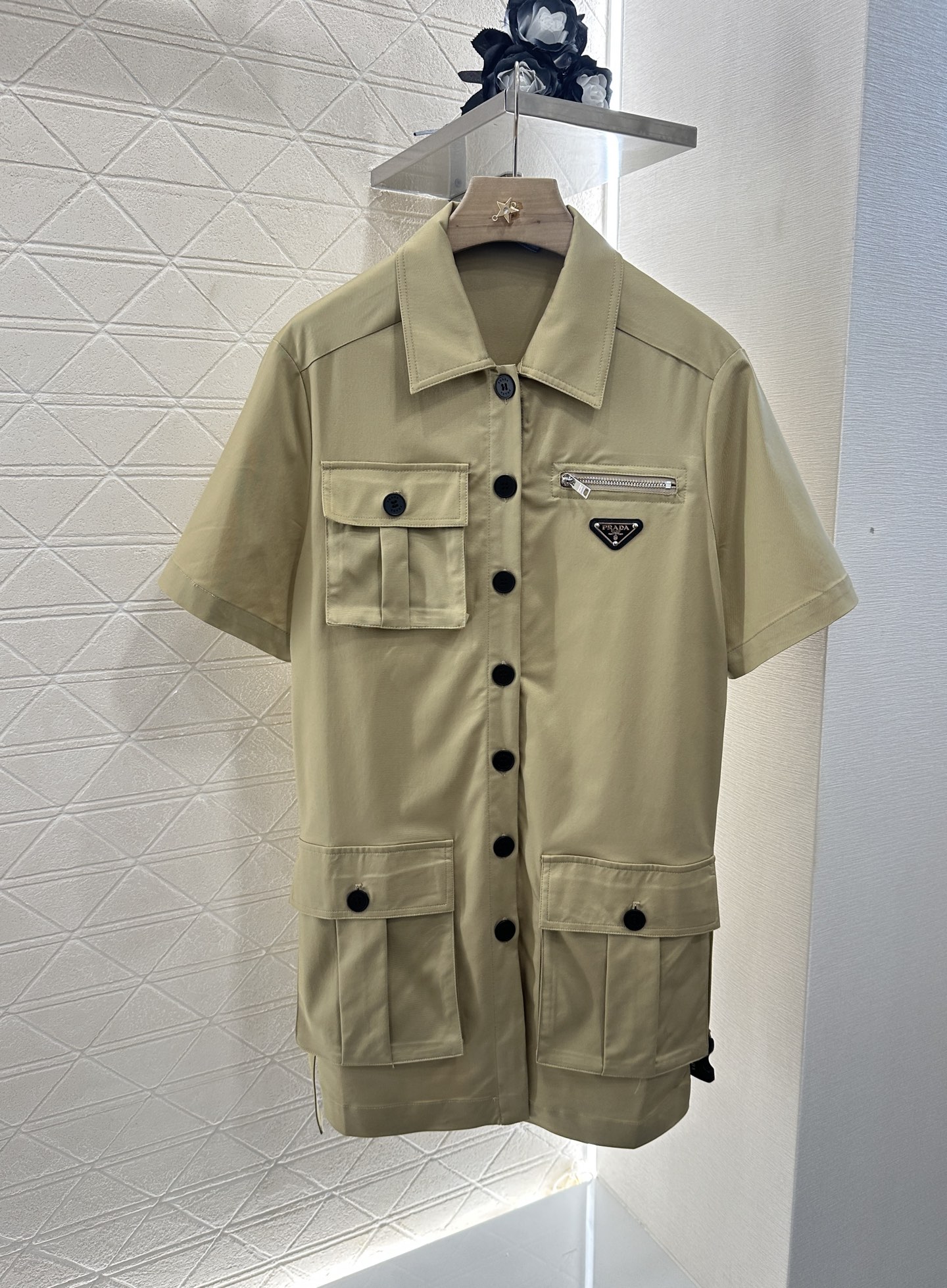 PRADA 프라다 벨트 셔츠형 원피스 의류