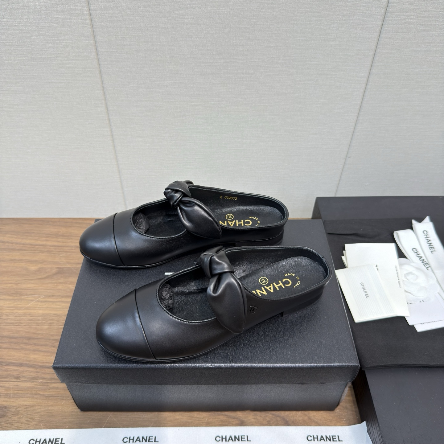 CHANEL 샤넬 마리제인 발레 플랫 슈즈 신발