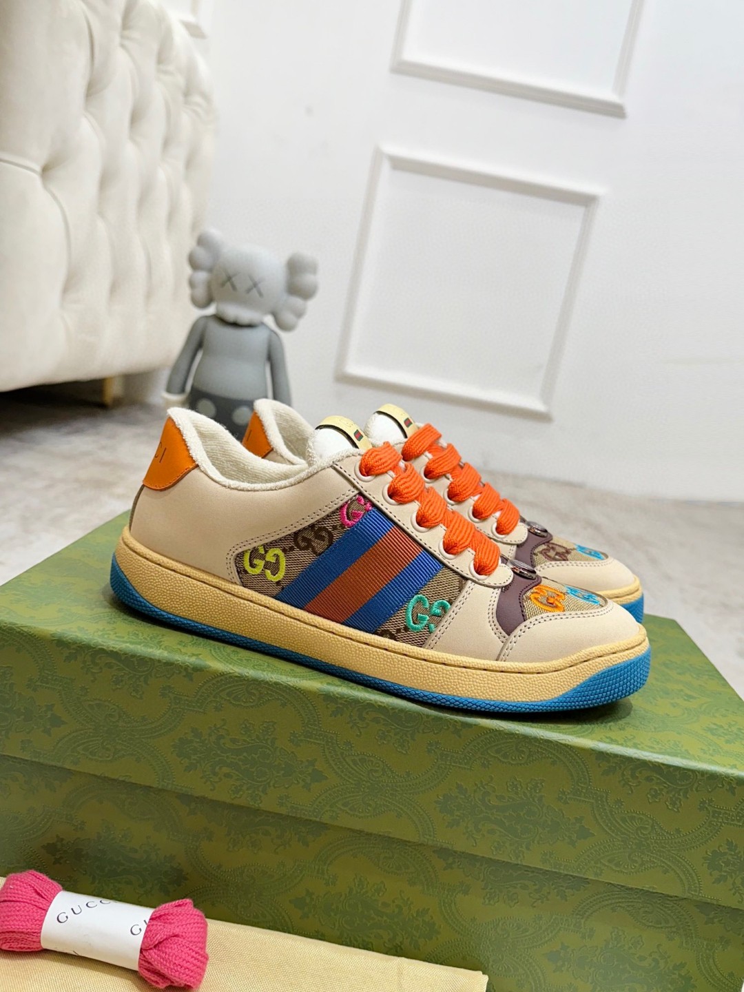 Gucci 구찌 빈티지 스타일 여성 스니커즈 신발