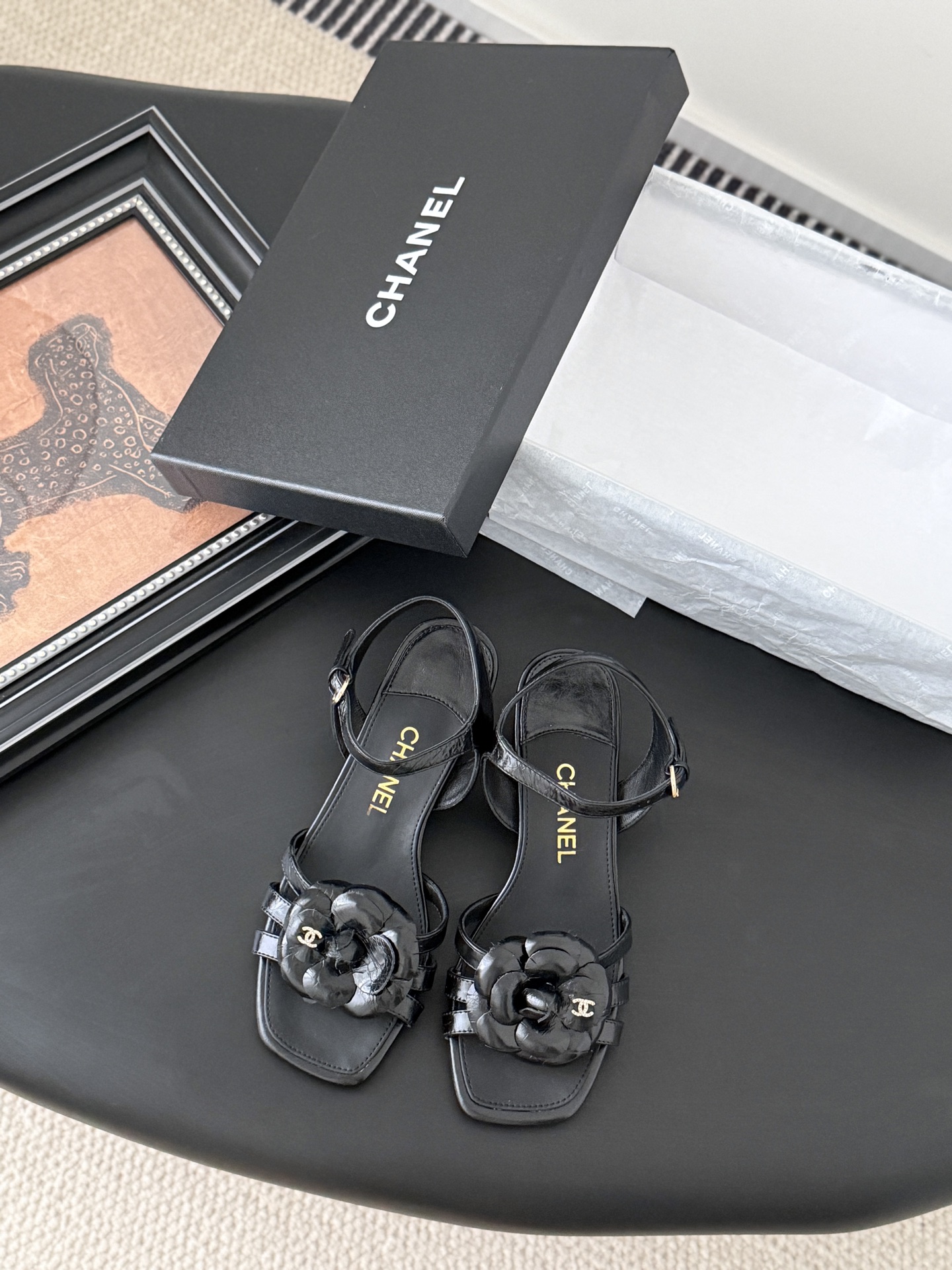 Chanel 샤넬 카멜리아(동백꽃) 샌들 시리즈 신발