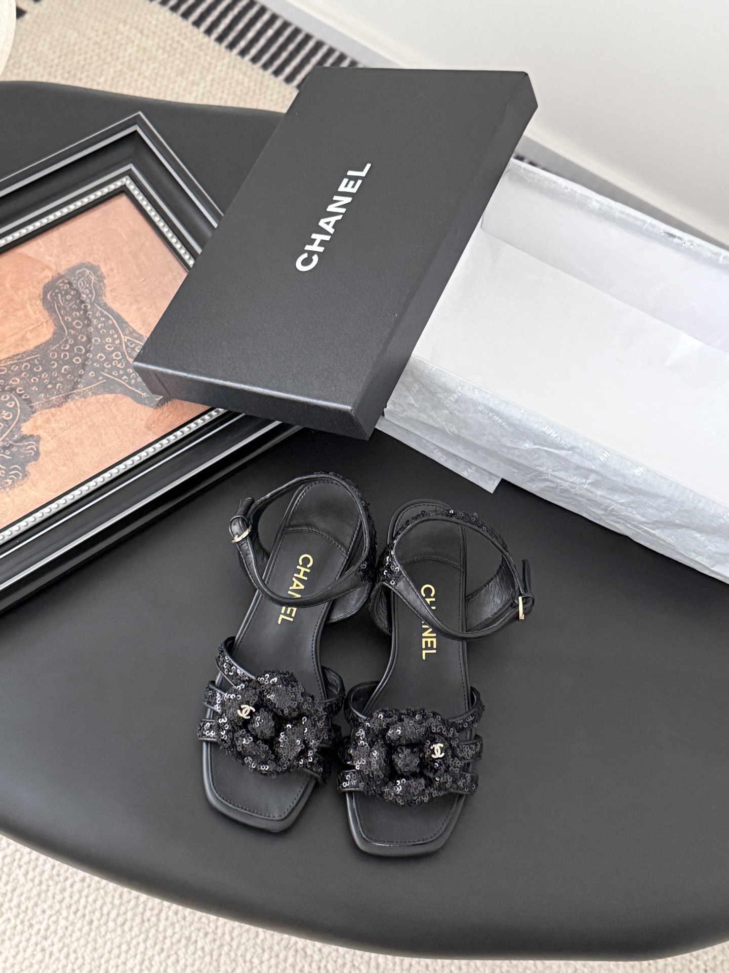 Chanel 샤넬 카멜리아(동백꽃) 샌들 시리즈 신발