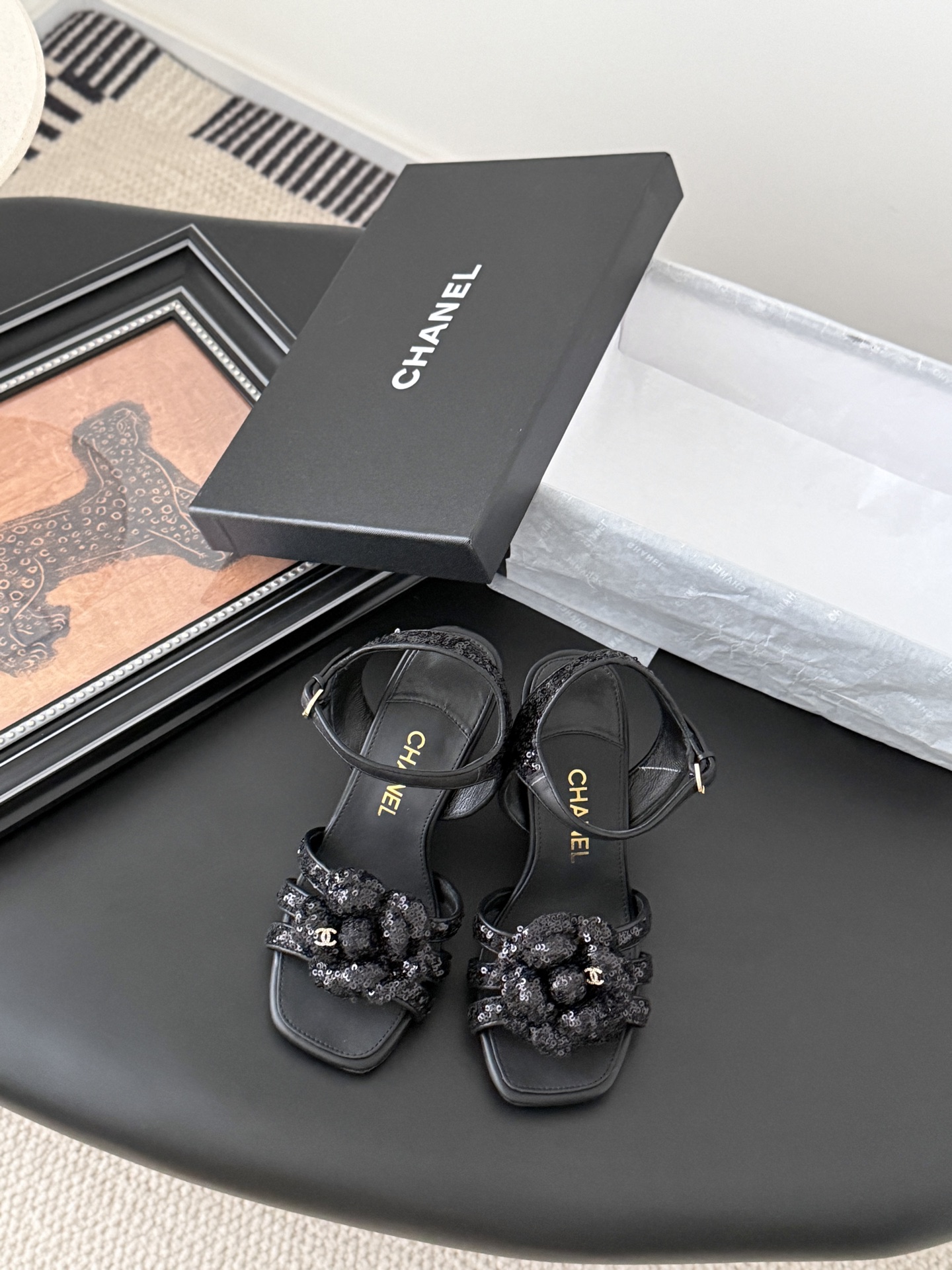 Chanel 샤넬 카멜리아(동백꽃) 샌들 시리즈 신발