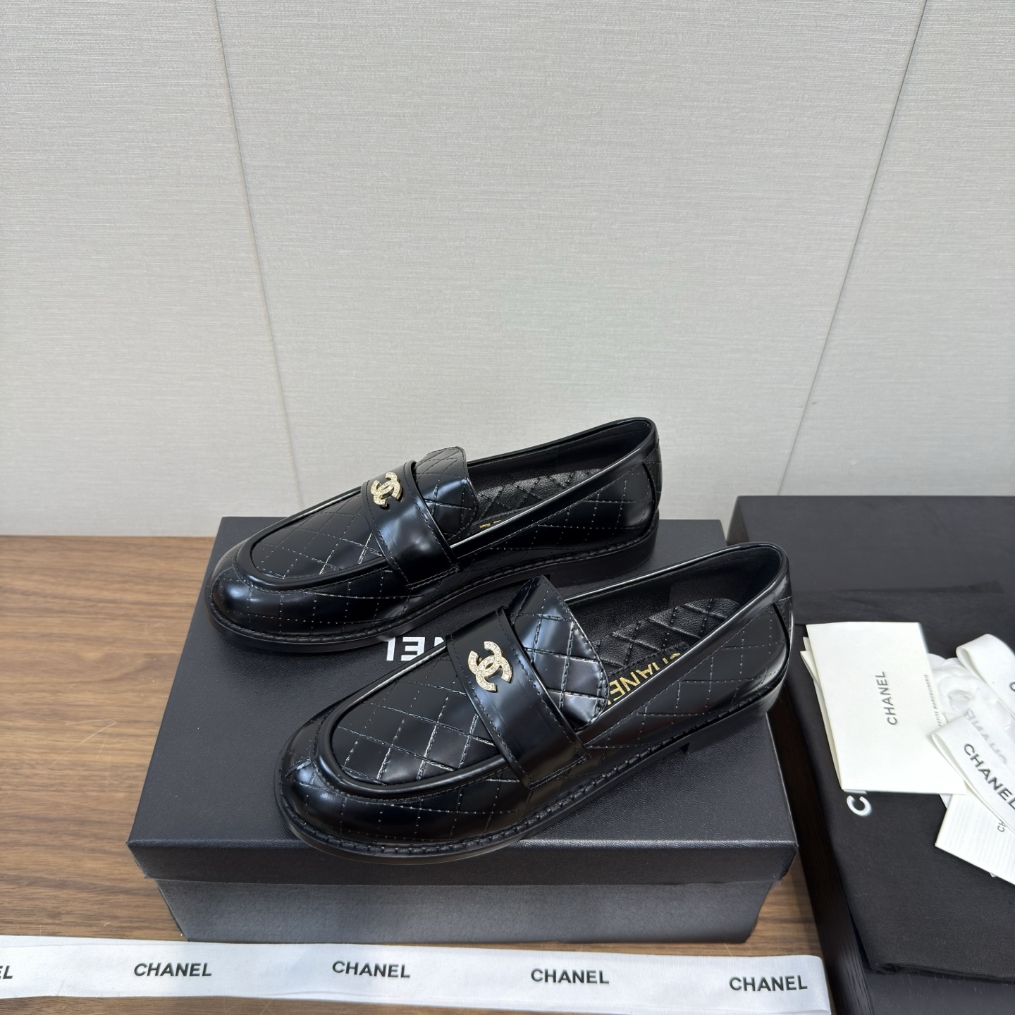 Chanel 샤넬 퀼팅 플랫 로퍼 슈즈 신발