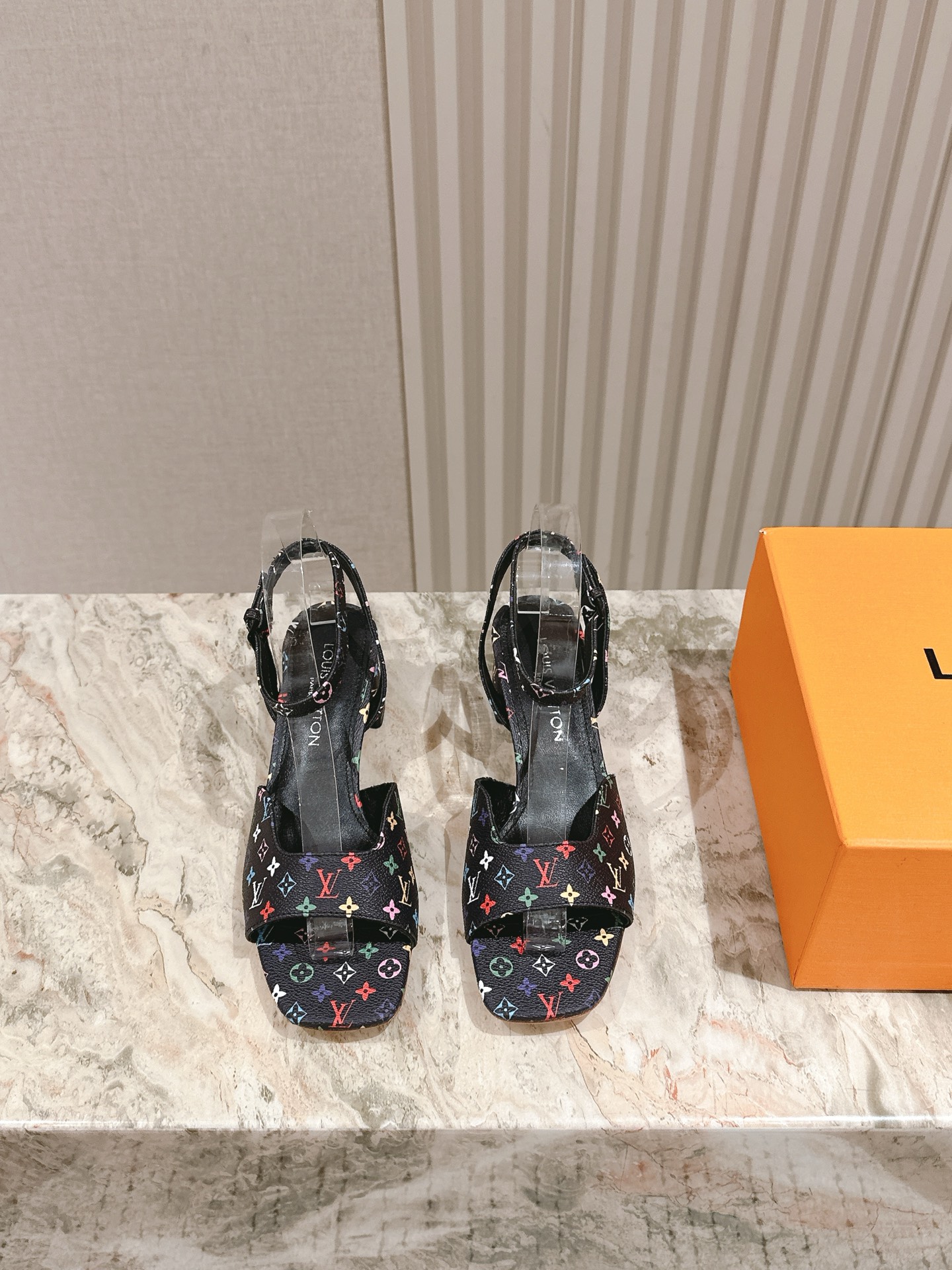 LV 루이비통 메리제인 슈즈 굽 샌들 신발