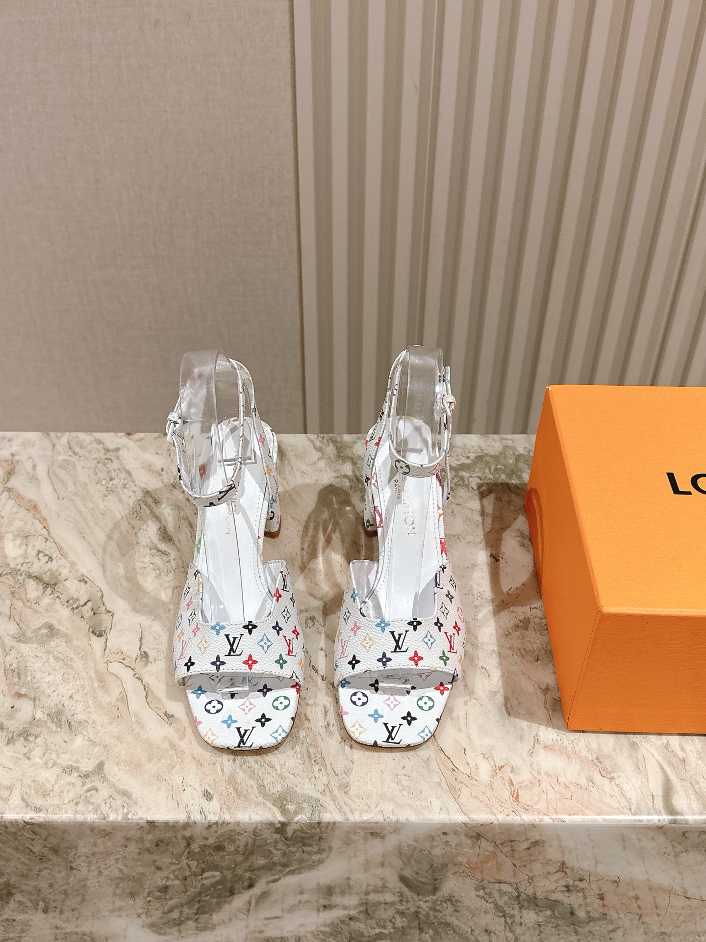 LV 루이비통 메리제인 슈즈 굽 샌들 신발