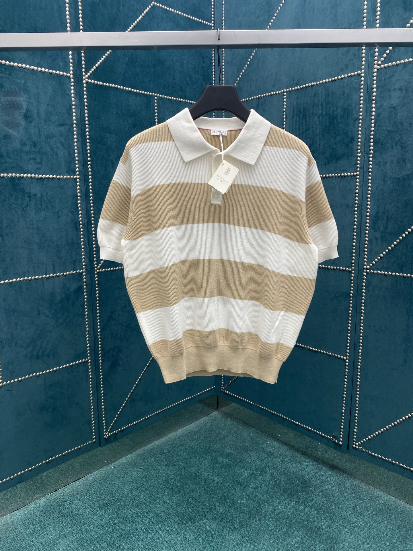 brunello cucinelli BC 브루넬로 쿠치넬리 남성 니트 반팔 티셔츠 의류