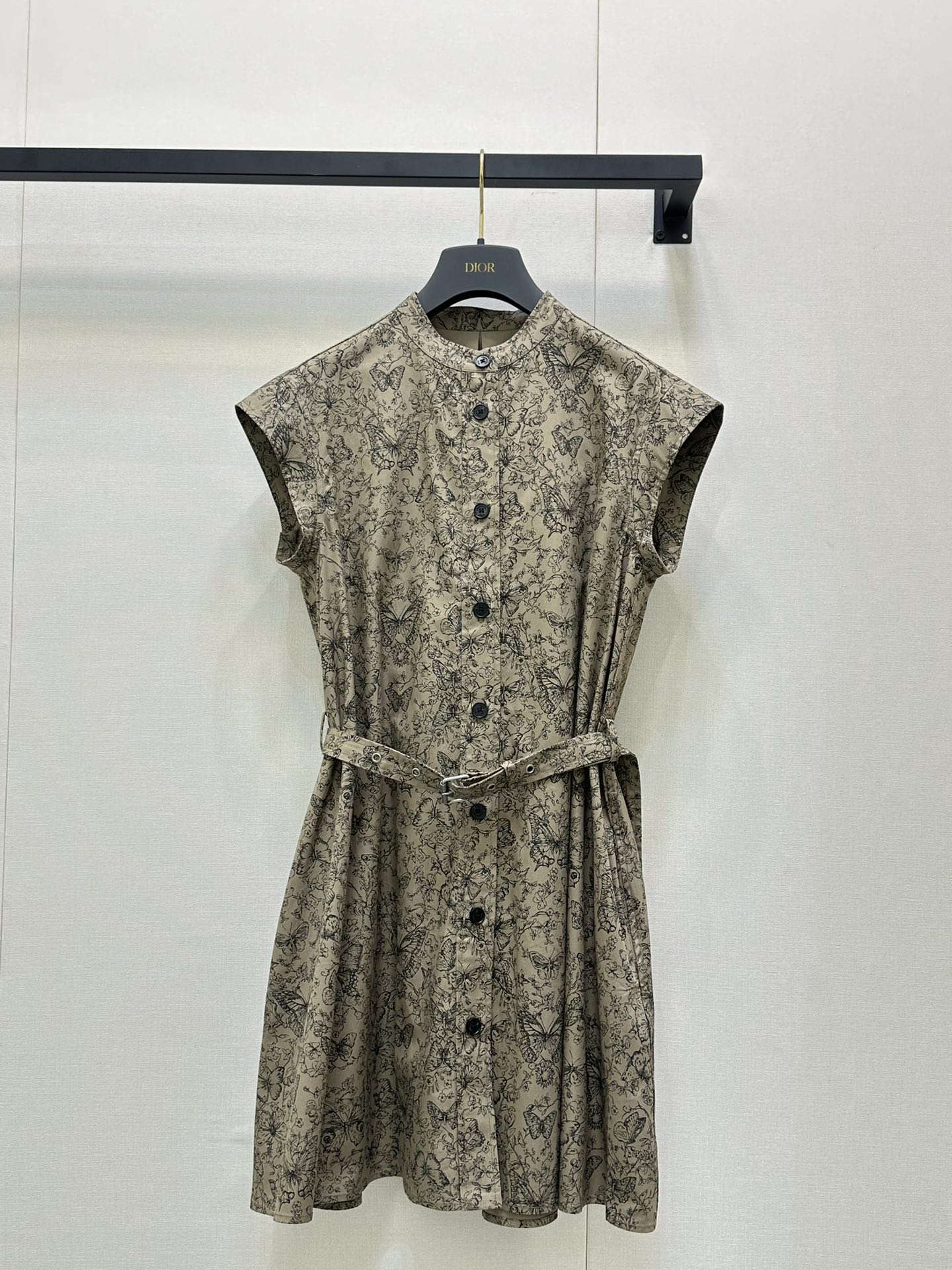Dior CD 디올 프린트 벨트 원피스 의류