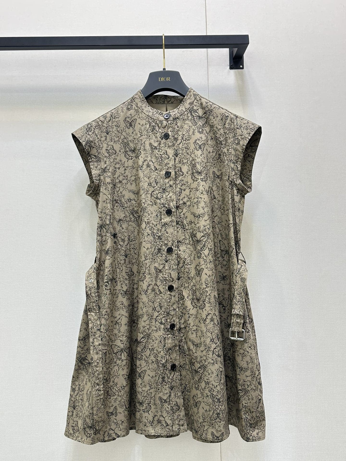 Dior CD 디올 프린트 벨트 원피스 의류